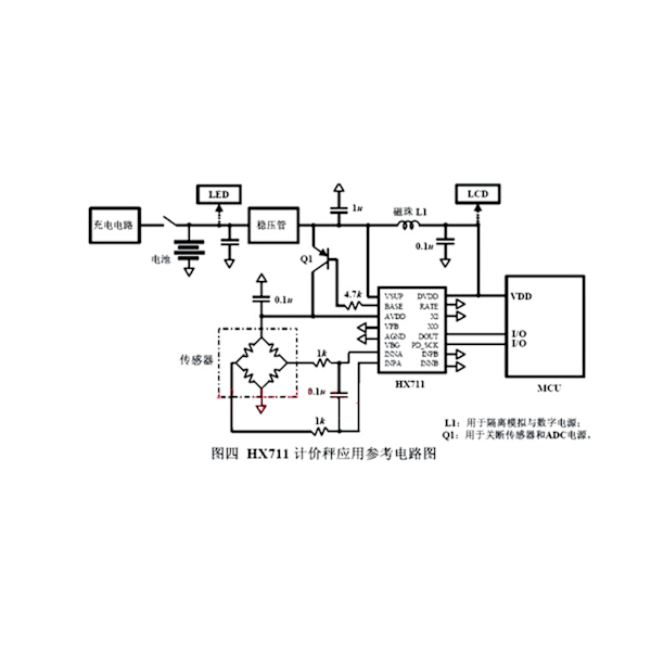 5KG Vektsensor HX711 Modul Høy Nøyaktighet Elektronisk Vektskala Trykk Tilbehør