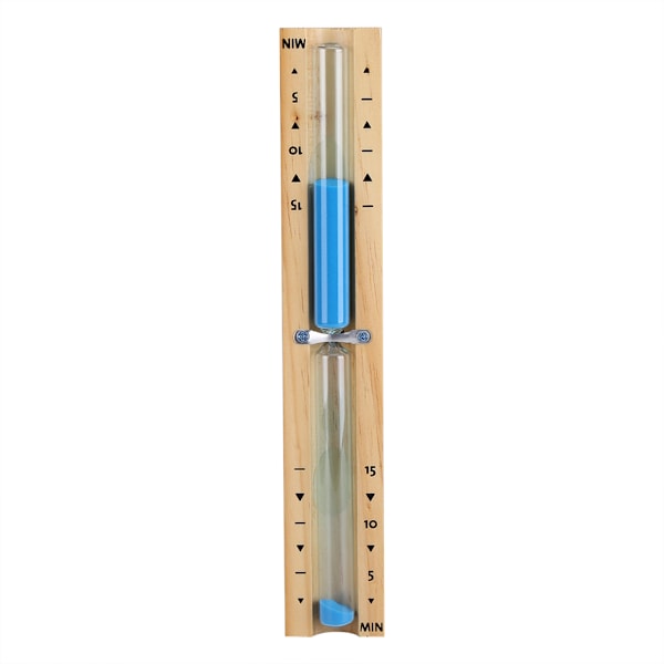 15-minuters bastutimer, massivt trä och glaskonstruktion, klassisk minimalistisk design för alla basturum