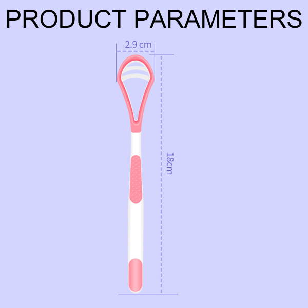 5 st tungskrapa rengörare, barn, frisk munvård, enkel att använda, hjälper till att bekämpa dålig andedräkt