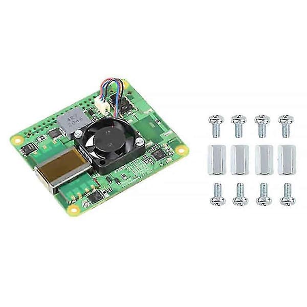 Raspberry Pi 3b+/4b Poe+ Hat -virransyöttö Ethernetin kautta -laajennuskortti