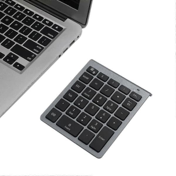 Langaton Bluetooth-numeronäppäimistö, 28 näppäintä, numeronäppäimistö kirjanpitäjälle ja kassalle
