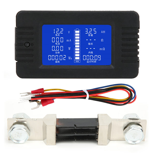 PZEM-015 Multifunktionell Batterimätare LCD Digital Display Batteritestdetektor med 300A ShuntPZEM-015 300A
