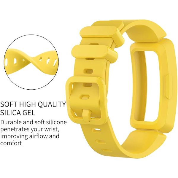 Kompatibel med Fitbit Ace 2-band för barn 6+, mjukt silikonarmband