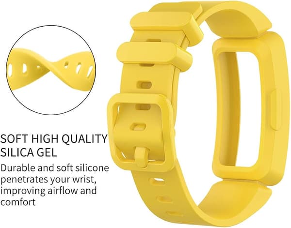 Kompatibel med Fitbit Ace 2 Bånd til Børn 6+, Blød Silikon Br