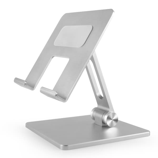 Silver - Laptopställ, Justerbart Ventilerat Aluminium Halkfritt S