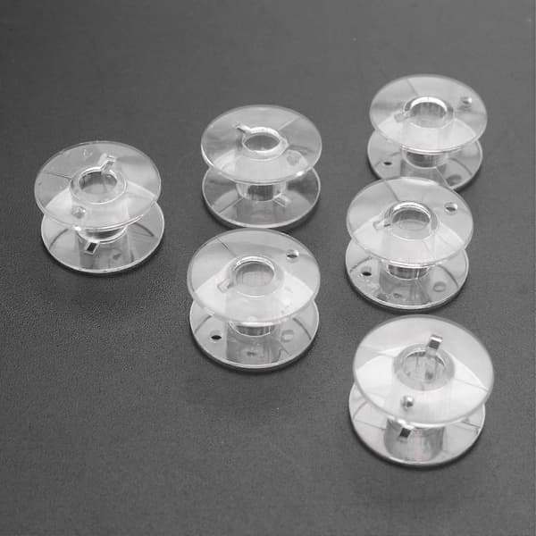 25 Klare Plast Spoler til Symaskin Passer Singer Brother