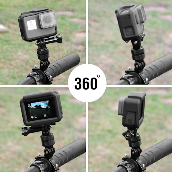 360 graders roterande aluminium svängbar pivot armfäste adapter för Gopro Hero Metal Adapter