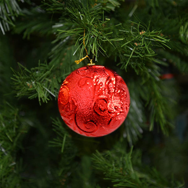 Julgranskuleprydnader - Dekorerad julkula
