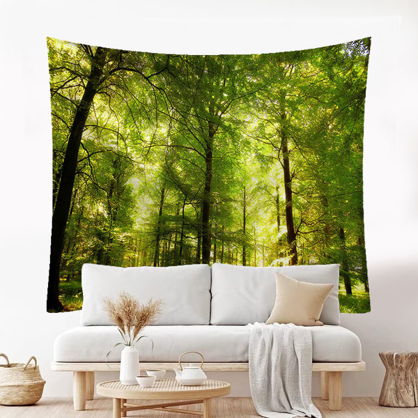 Luonnontaulu Misty Tree -taulu Jungle Creek Psykedeelinen Lan