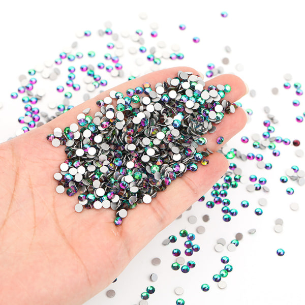 Krystall Rhinestones, Flat Back Glass Stones for Nail Art, DIY