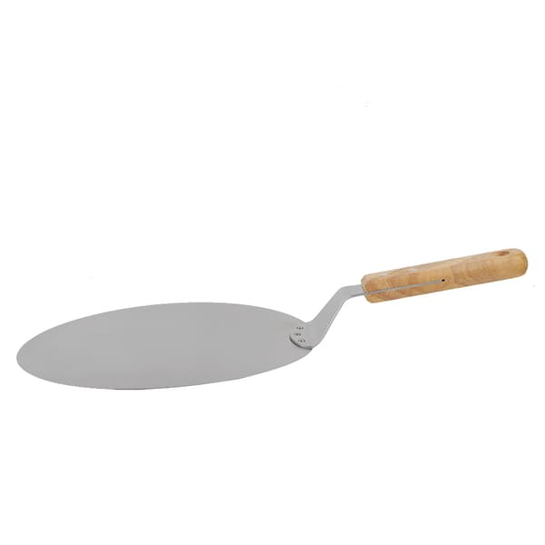 Gave til pizzaelskere, pizzaspade i rustfrit stål, foldbart design, stor pizzaspade, bageværktøj af høj kvalitet, 1 stk.