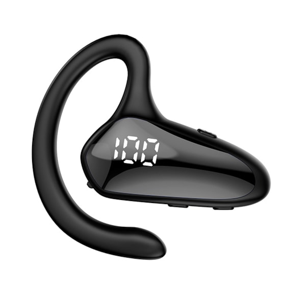 Langaton Bluetooth-kuuloke Luun johtaminen Melunvaimennus Bluetooth 5.1 Ultralight Business Earphone Musta