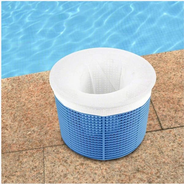 Pool Skimmer Sokker, Holdbar Elastisk Nylon Klud Pool Skimmer Filter