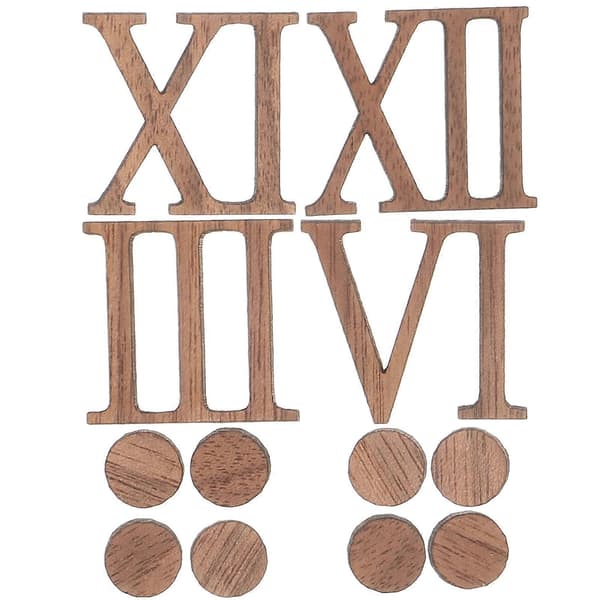 1 sarja seinäkello DIY roomalaiset numerot kellonumerosarja vaihtokellonumerot kellonumerot