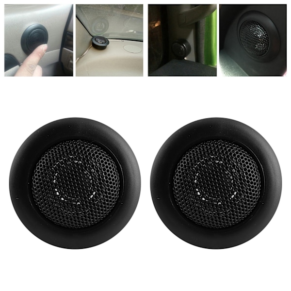 2 st Bilstötar Högtalare 120W Hög Effekt Universal Liten Ljudmusikspelare 2k~22kHz