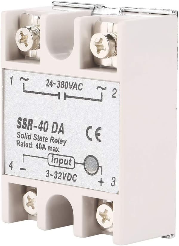 Solid State-relæ i industriel kvalitet, konstrueret til AC til AC-konverteringer med DC-styring, med anti-vibrationsfunktioner for uafbrudt drift
