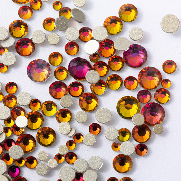 Krystal Flatback Rhinestones til neglekunst