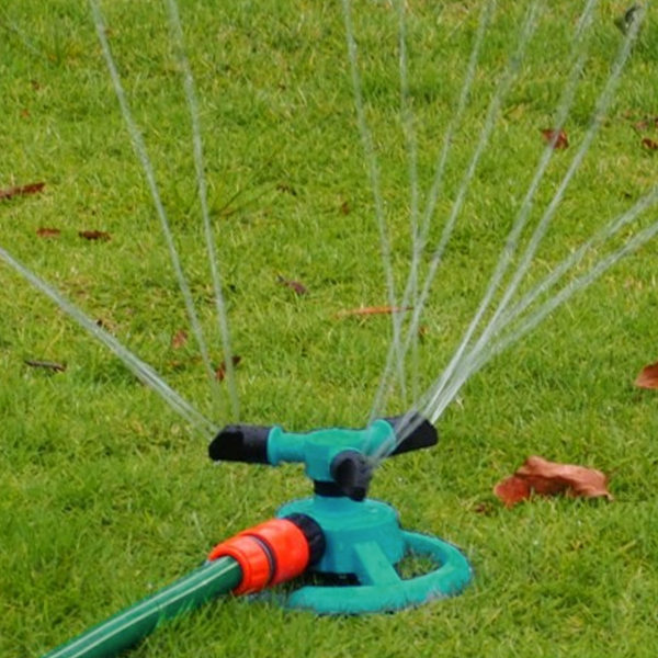 Trädgårdssprej, grässprej, automatisk grässprej, 360° rotation, för gräsmatta, bevattning av blommor, bevattning av