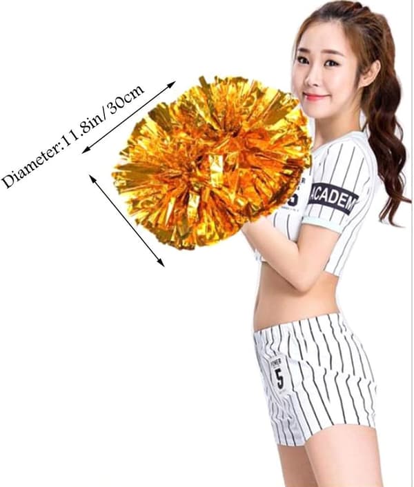 (4 kpl) Cheerleading Pom Poms Premium Cheerleading Pompoms Chee