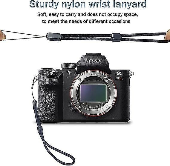 5 st handledsremmar, handledsband, justerbara nylonremmar för mobiltelefon, kamera