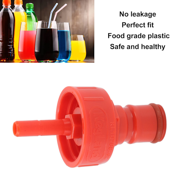 G1/4 Kolsyrelock Typ Robust Lätt ABS Kolsyre PET Sodaflaska Påfyllning