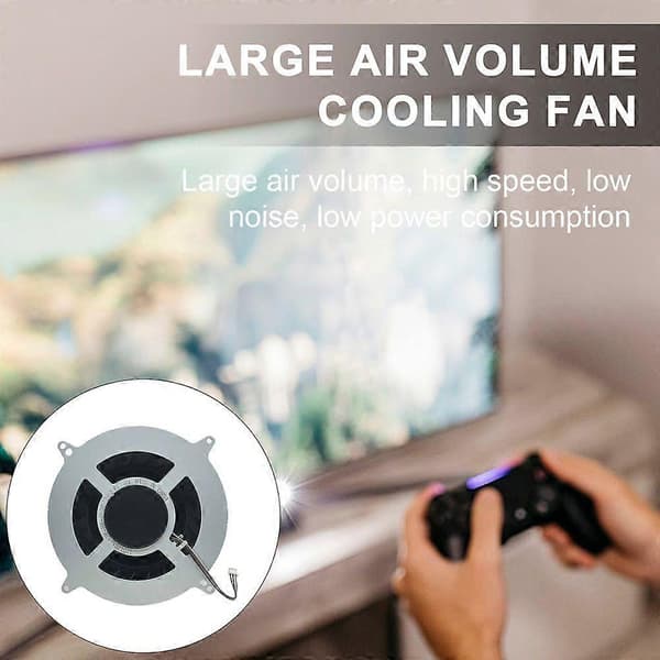 Køleventilator Stille Drift Spillekonsol Temperaturkontrolventilator Effektiv Varmeafledningsventilator Kompatibel med PS5