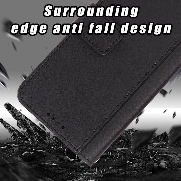 Samsung Galaxy A22 5G - Wallet Case - Vælg farve! Sort