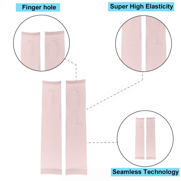 Kjølende Solærmer UV-beskyttelse Armærmer Armdeksel Erme