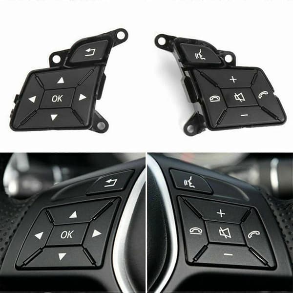 Kontrollbryterknappdeksel for bilratt For W204 X204 W212 C E Klasse A2185400162
