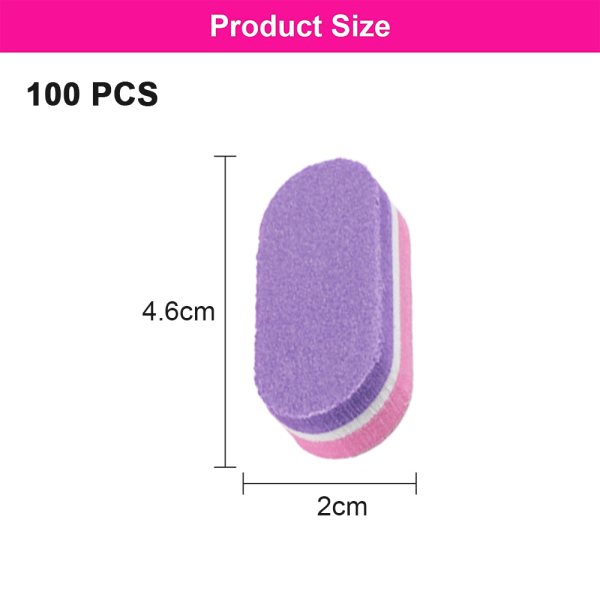 Mini nagelfilar block, nagelbuffer för naglar, mini buffing block