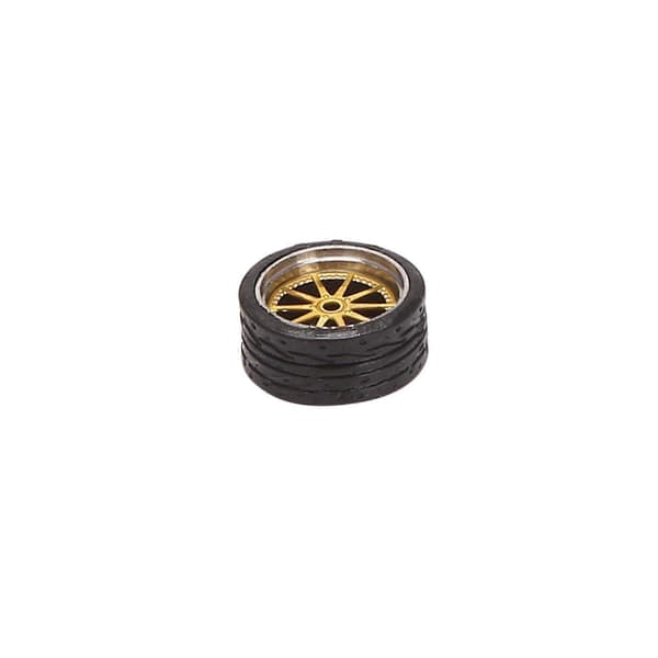 4 st 1/64 Skala Ångmaskin Legering Hjul Däck Legering Modellbil Allmän Modifierad Däck För 1:64 Fordon G
