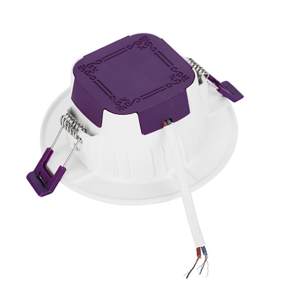 RGBW LED Downlight Loftlampe Multifarvet Belysning WiFi Lyspære Stemmestyret App Kontrol Lampe