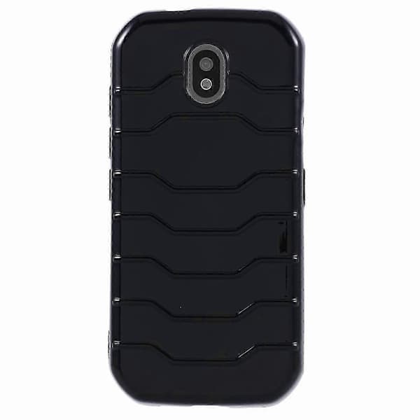 Cat S42 skyddande repsäkert mjukt TPU-mobilskal Black