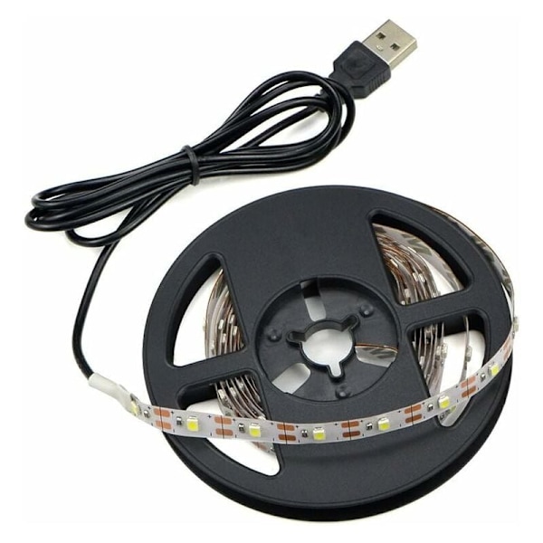 Smd 3528 Led Strip För Varmvit Belysning, Icke Vattentät Flexibel Kretskort 5v Usb-driven, Klippbar För Enkel Installation, Hållbar Med Låg Värme För