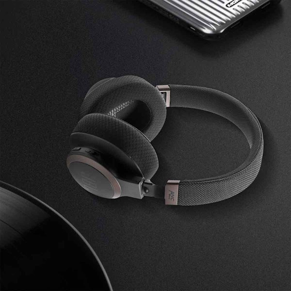 Bluetooth Headset Set Svamp Öronmuffar Bomull Öronmuffar Hörlurstillbehör black