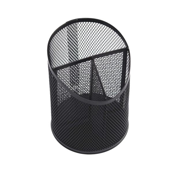 Pen holder desk pen organizer, mesh round pen holder desktop