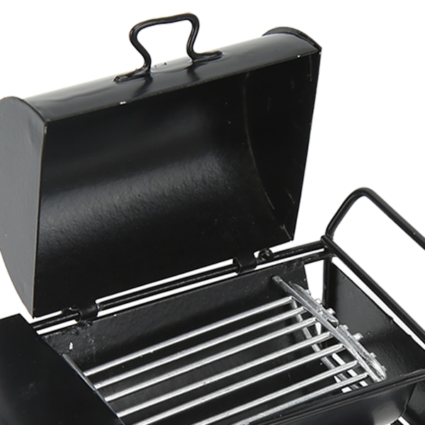1/12 Nukkekodin Miniatyyri BBQ-Grilli Mini BBQ-Grilli Uuni Malli RC-Auton Koriste BBQ-Vaunu Malli