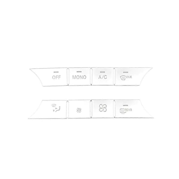 Bilkonsoll AC Volumknapper Paljetter Deksel Klistremerker For C E W204 W212