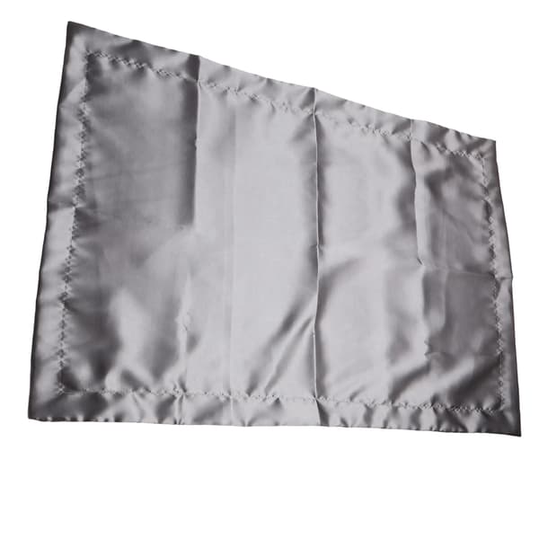 Pudebetræk, Polyester Pudebetræk til Hår og Hud, 48 x 74 cm Pudebetræk, Bløde Glatte Kølende Premium Kvalitets Pudebetræk til Sovning (Grå, 1