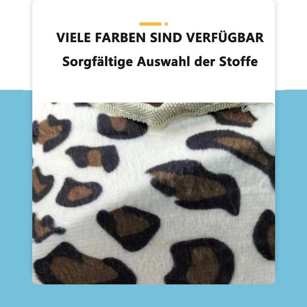 Leksakstunnel för kattgömma och sök, leksaker för katt, hopfällbar mjuk kattunnel med leopardtryck