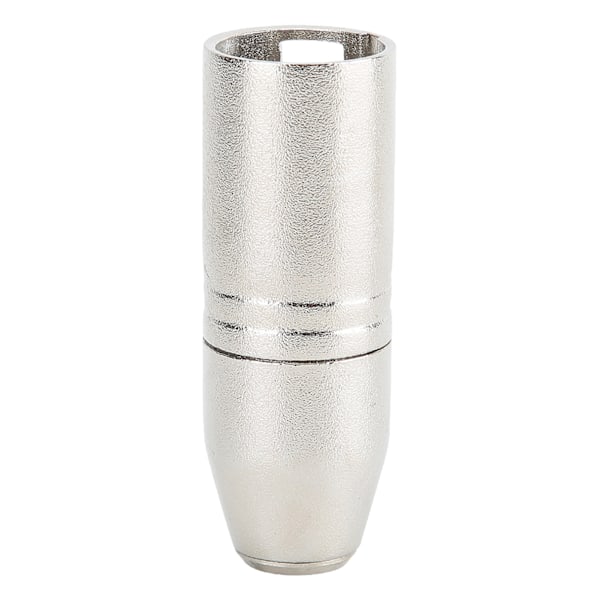 2 stk. Mini XLR 3-polet hann til sølvbelagt kobber XLR 3-polet hann adapter, gullbelagt kobber