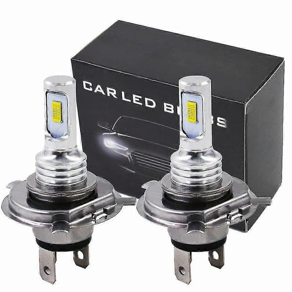 H4 9003 Hb2 LED Strålkastarlampor Kit Hög Låg Ljusbild 35w 4000lm 6000k Vit