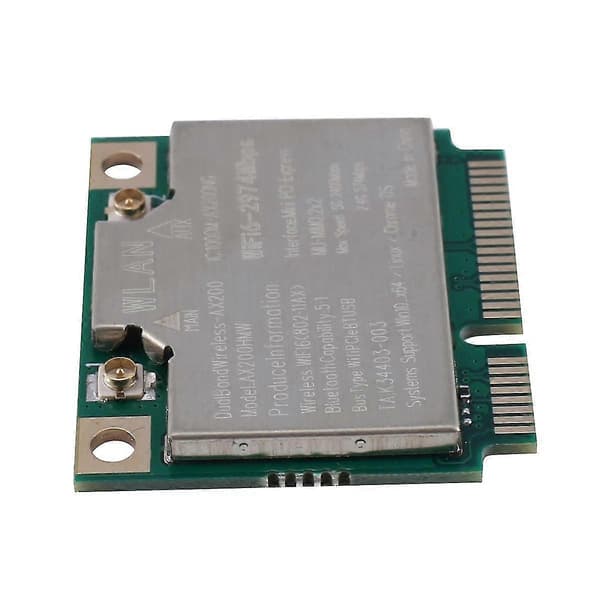 Ax200hmw 2974mbps Wifi 6 Dual Band Langaton Half Mini Pci-e Verkko Wlan Wifi-kortti Bluetooth 5.1 Ad