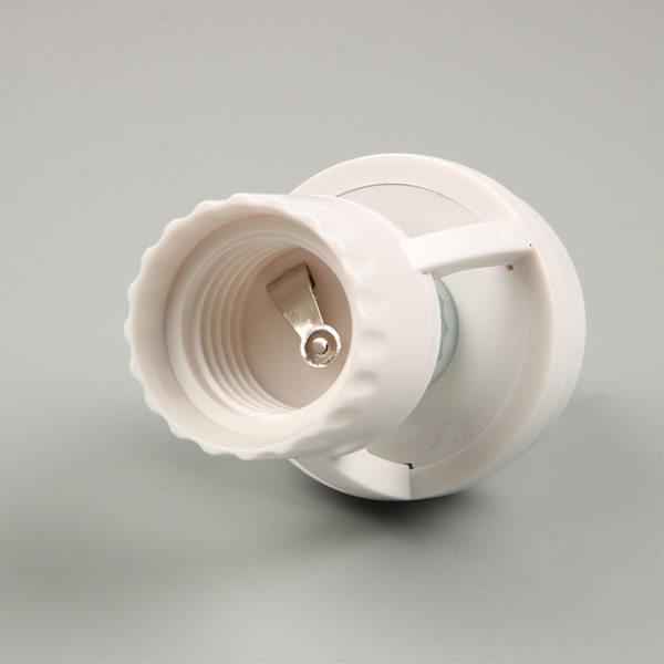 100‑240V E27 Sensorlys Sokkel 10‑300 Sekunders Forsinkelsestid 6m Sensing Distance IR Bevægelsesaktiveret Lampe Pæreholder Adapter