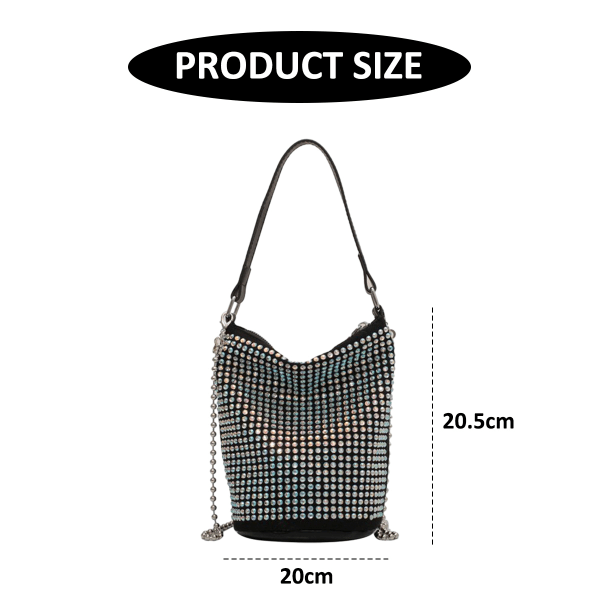 Vanddiamant Nitter Aftenpung Kvinders Clutch Crossbody