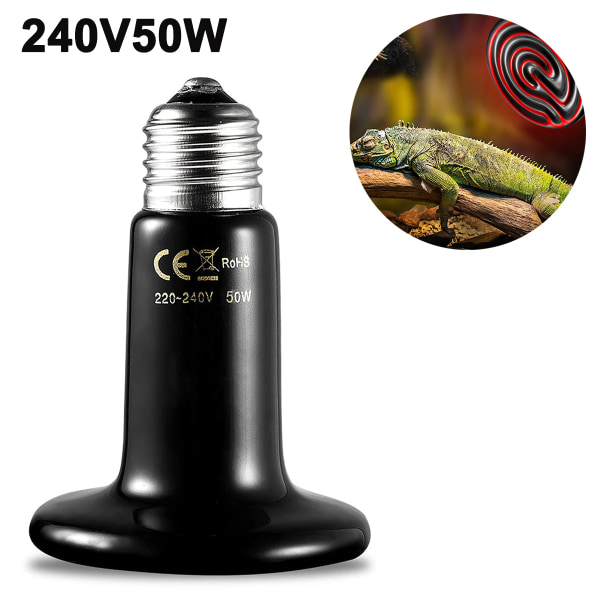 Ceramic Heat Lamp Bulb Infrared Reptile Heat Emitter Heater