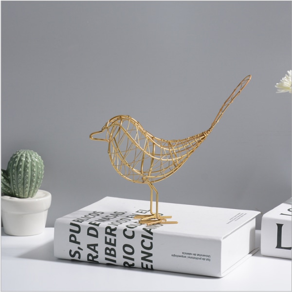 Hantverk Fågel Dekorativ statyett i metall Heminredning Presentleksak