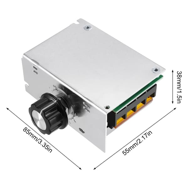Spenningregulator 230V 4000W AC Dimmer Motor Hastighetskontroller