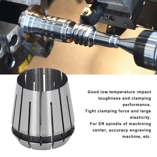 Fjærspennklemme ER32 Klemmeklemme Sementkarbid Dreiebenk Tilbehør for Fresing 26mm / 1.02in