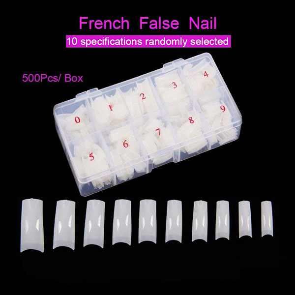 500 st falska nagelspetsar